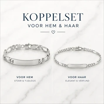 Zilveren koppel armbanden