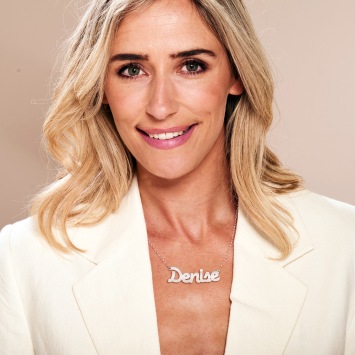 Zilveren naamketting Denise