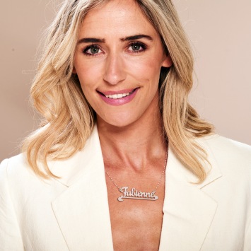 Zilveren naamketting Fabienne