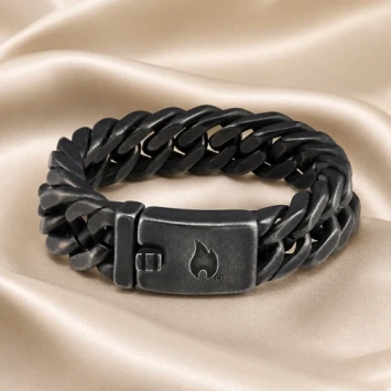 Zippo antique link armband