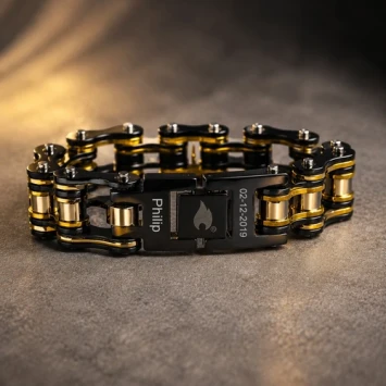 Zippo Bike Chain Zwart/Goud