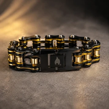 Zippo Bike Chain Zwart/Goud