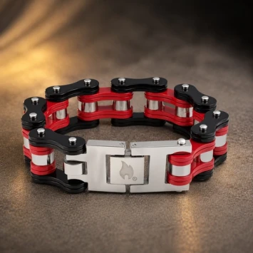 Zippo Bike Chain Zwart/Rood