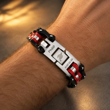 Zippo Bike Chain Zwart/Rood
